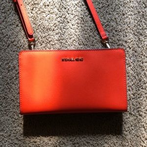 Orange Michael Kors Medium Crossbody Belt Bag Mandarin